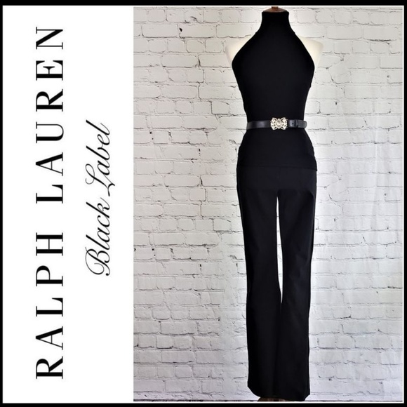 Ralph Lauren Black Label Sweaters - RALPH LAUREN BLACK LBL Cashmere Halter Turtleneck